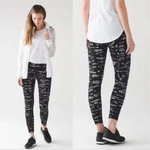 Lululemon Inspire Tight II Mesh Leggings Size 8